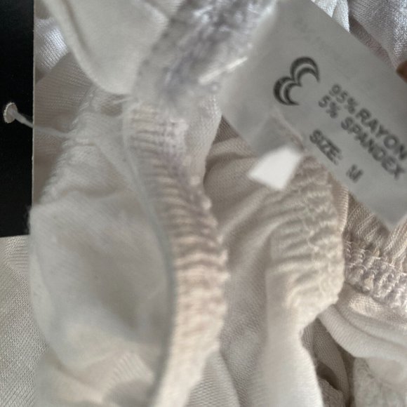 Bikini Bay Halter Dress Womens Medium White Stretch New Beach Dress - Picture 3 of 8